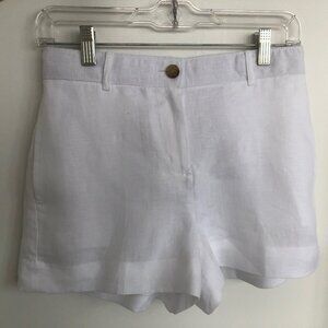 J.Crew Harbor Linen Shorts White XS new with tags